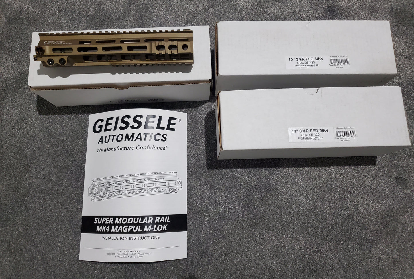 Geissele MK4 Federal 10" Rail- DDC